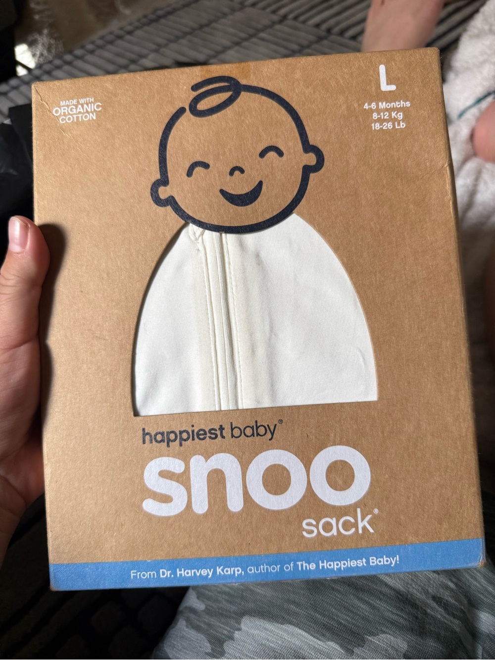 Happiest Baby Snoo Sack Sleep Sack — Cream